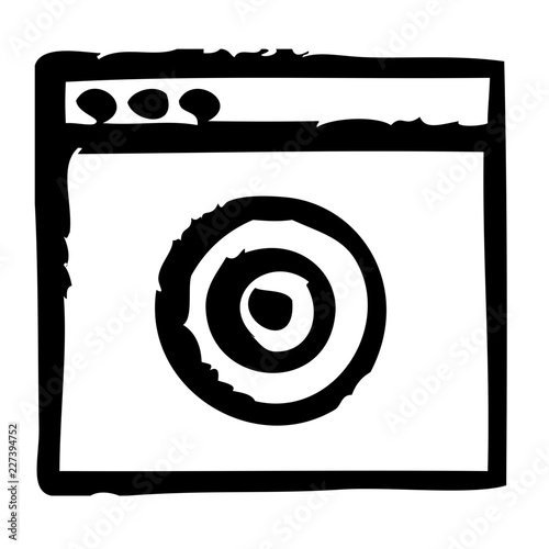 Landing Page Webdesign Service Agency Design Programming vector icon