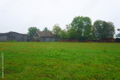 Rural barns of remote Austria