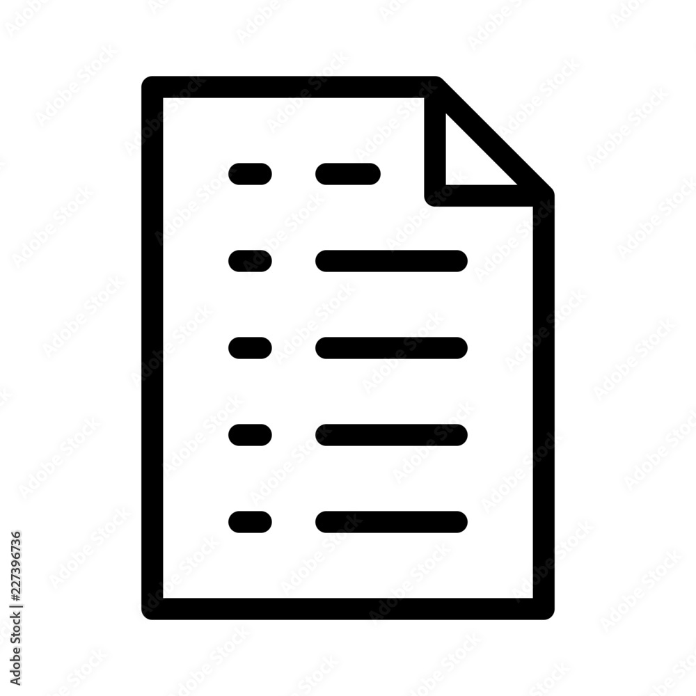 List Project Management Business Office Working vector icon List Project Management Business Office Working vector icon