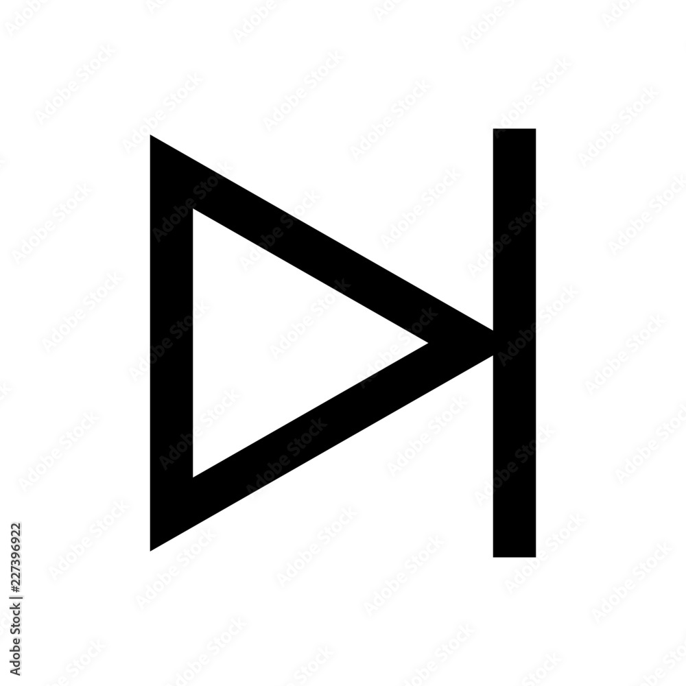 Media Controlls Next Gui Web vector icon Media Controlls Next Gui Web vector icon