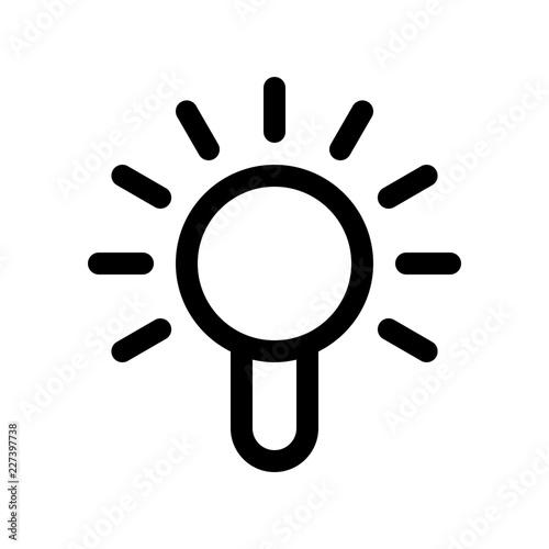 Lamp Ecology Nature Environmental Protection Reserve Energy vector icon