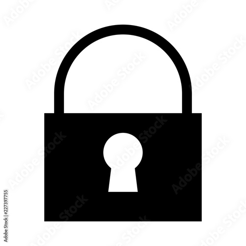 Lock vector icon