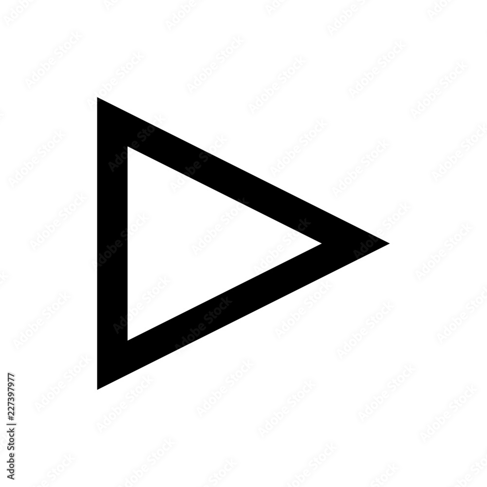 Media Controlls Play Gui Web vector icon Media Controlls Play Gui Web vector icon