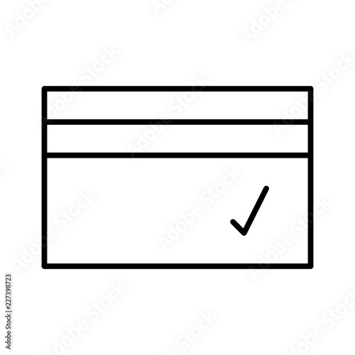 Payed Creditcard Cash Electronic Money Purchase vector icon