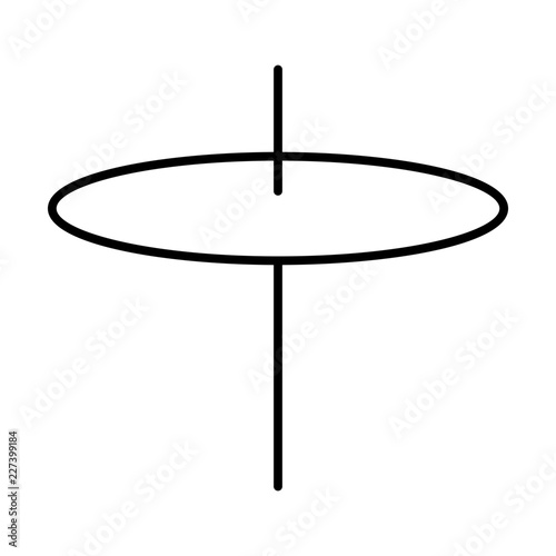 Open HI Hat Music Sound Song Melody Tune vector icon