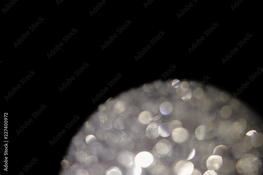 黒背景の白のボケ背景素材 Stock Photo Adobe Stock