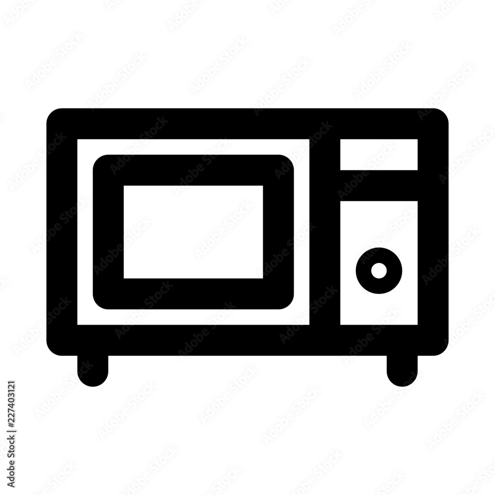 Microwave Kitchen Cooking Technology Devices Equipment Automation Big Data vector icon Microwave Kitchen Cooking Technology Devices Equipment Automation Big Data vector icon