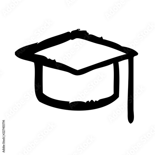 Mortarboard Education School Learning Creation Culture vector icon