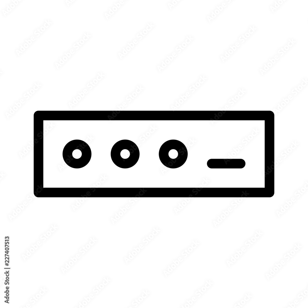 Password Sucurity Technology Devices Equipment Automation Big Data vector icon Password Sucurity Technology Devices Equipment Automation Big Data vector icon