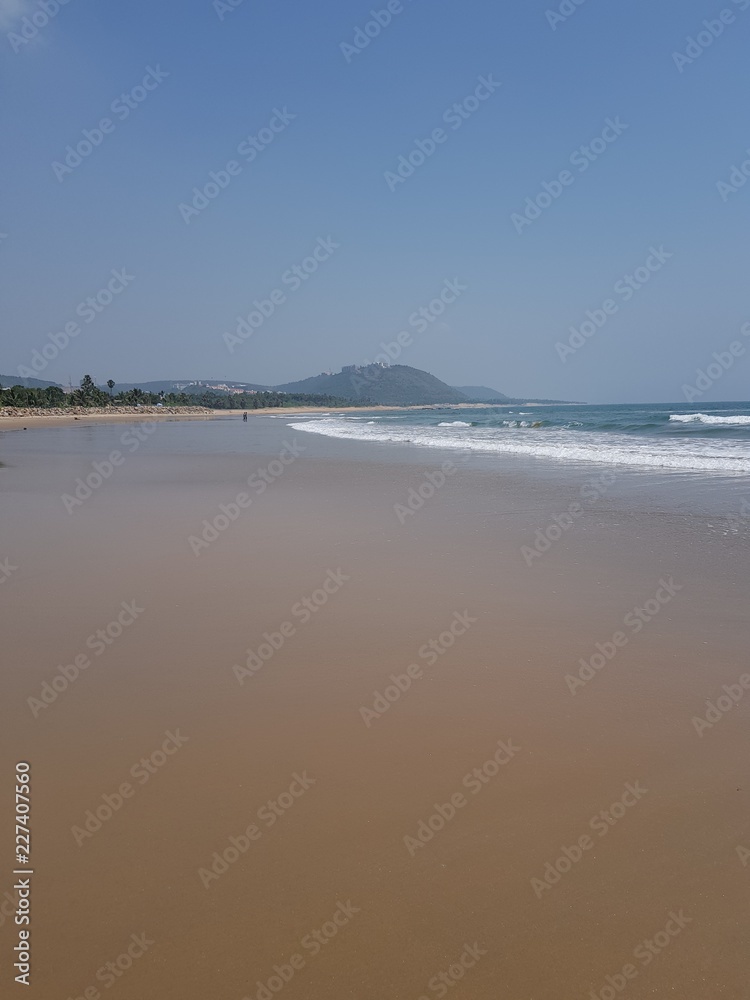 beach and sea