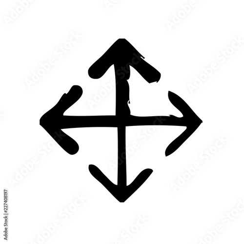 Move Application Web Interface Software vector icon