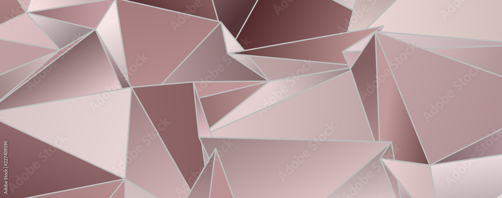 Fototapeta premium Abstract Low-Poly triangular modern background