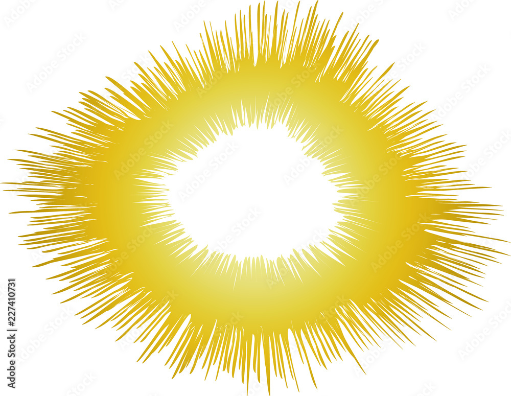 Distorted explosion illustration Distorted explosion illustration