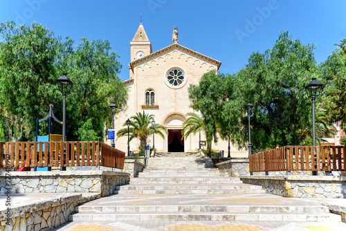 Mare de Deu del Carme Kirche Porto Cristo Stadt Mallorca photo