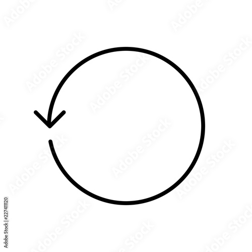 Reload Backup Computer Service IT Programming Hardware Webdesign vector icon