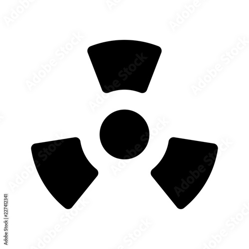 Radioactive Nuclear Nature Environmental Protection Reserve Energy vector icon