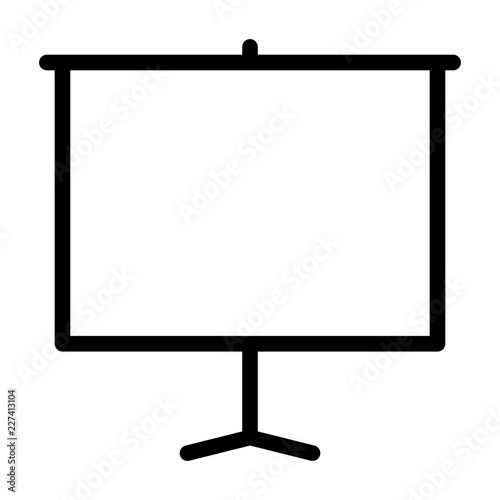 Presentation Startup Business Office Company vector icon