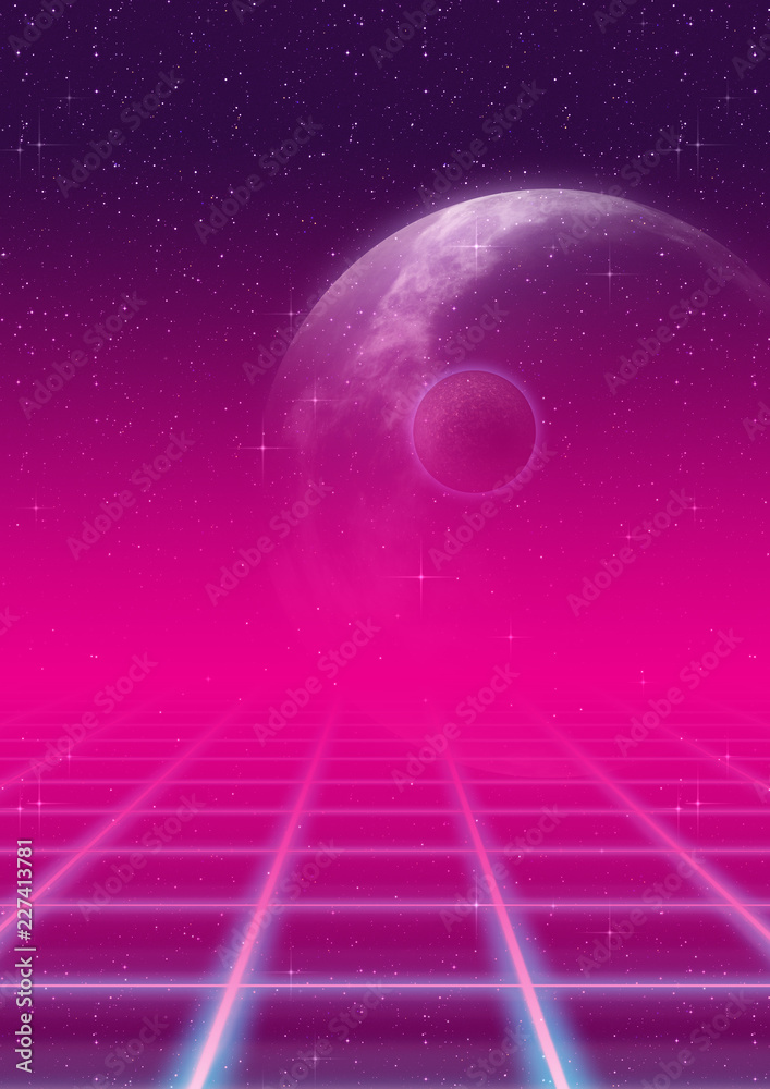 Futuristic space background Futuristic space background