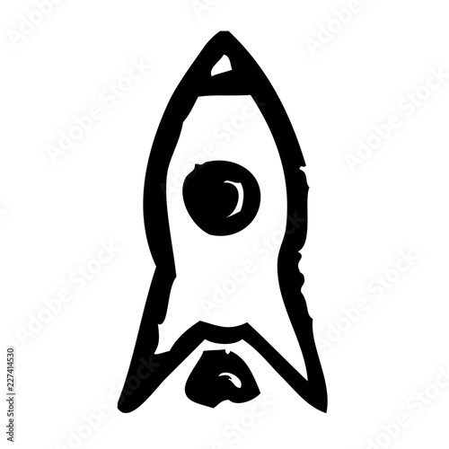 Rocket Startup Business Office Company vector icon