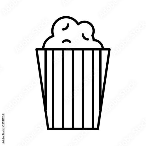 Popcorn Cinema Movie Theater Film vector icon