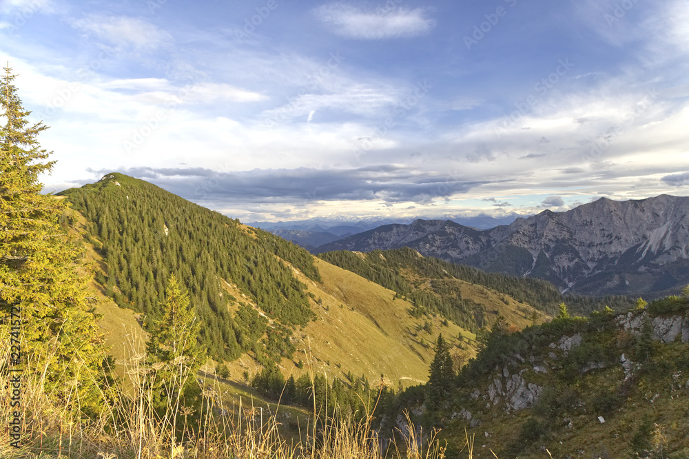 Berggipfel in den Alpen in Bayern Berggipfel in den Alpen in Bayern