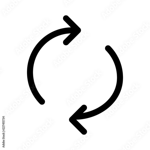 Renewable Rotation Recycling Ecology Nature Environmental Protection Reserve Energy vector icon