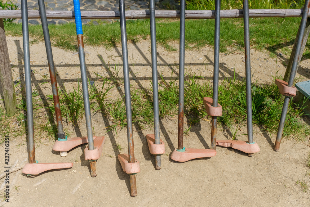 Fototapeta premium 竹馬