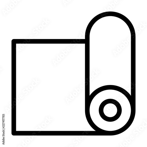 Roll Laundry Clothes Sew Stitch Cord vector icon