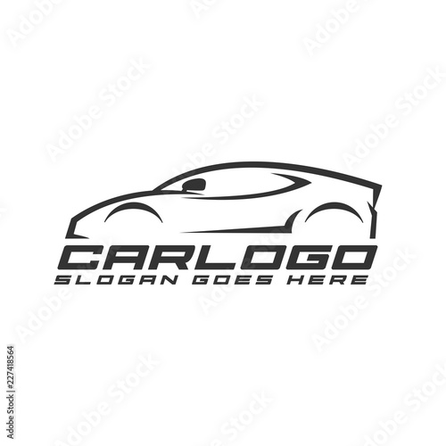 Automotive car logo template