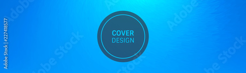 Deep blue underwater background. Modern screen design for mobile app and web design. Vector illustration.