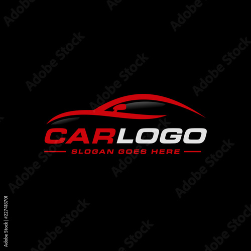 Automotive car logo template