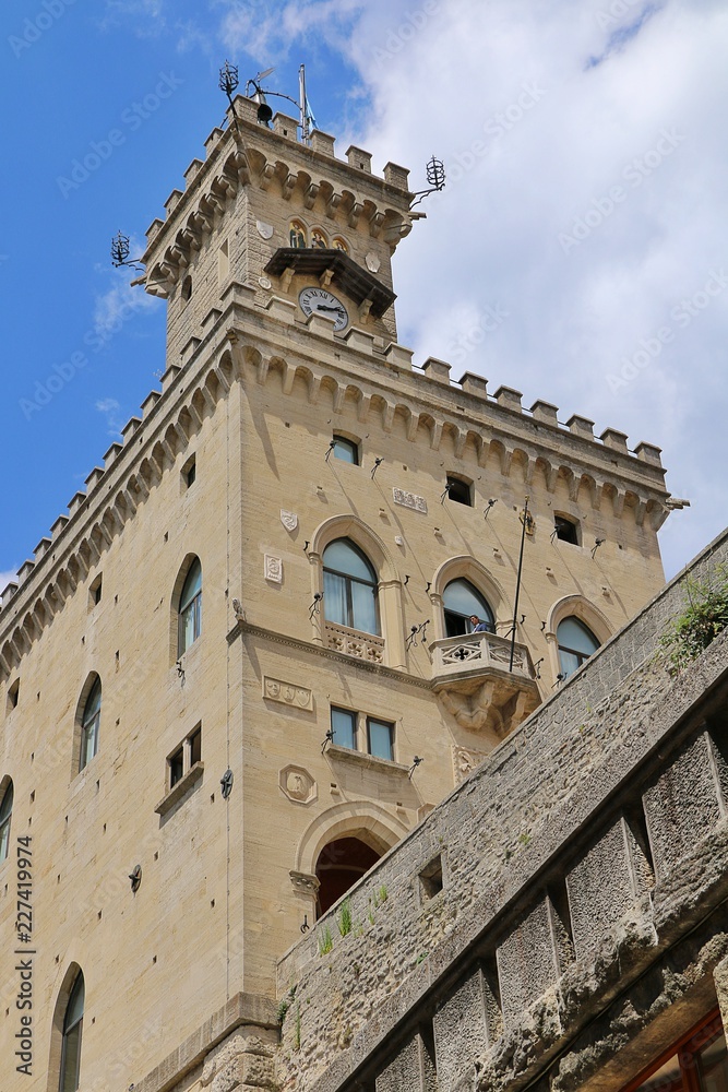 Republic of San Marino. The Palazzo Pubblico (Public Palace) is the town hall of the City of San Marino as well as its official Government Building.