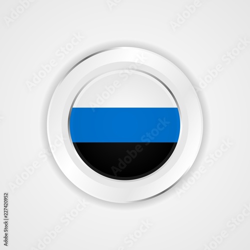 Estonia flag in glossy vector icon. Free Download Estonia flag in glossy vector icon. - GFXLoad