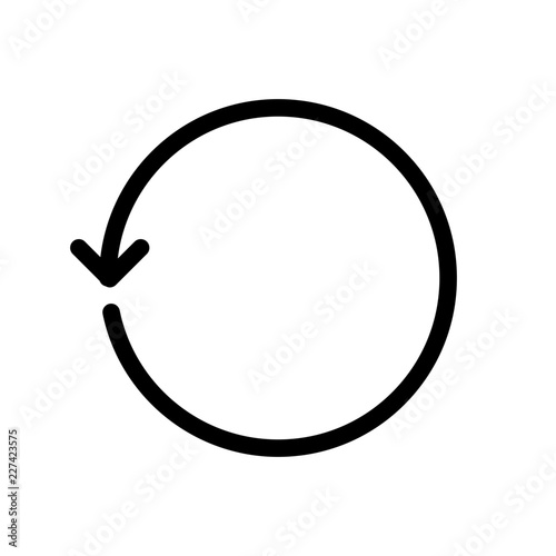 Reload Backup Computer Service IT Programming Hardware Webdesign vector icon