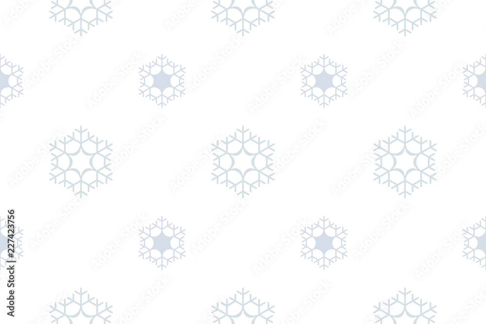 Merry Christmas and Happy New Year light simple seamless pattern with grey snowflakes on white background. Abstract winter backdrop for your holiday design. Vector illustration for xmas wrapping paper Merry Christmas and Happy New Year light simple seamless pattern with grey snowflakes on white background. Abstract winter backdrop for your holiday design. Vector illustration for xmas wrapping paper