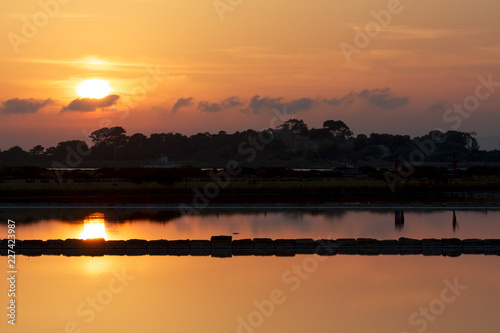 sunset over the lake © Francesco