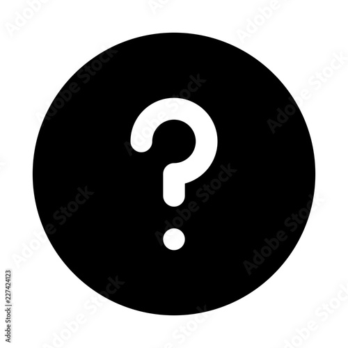 Question Application Web Interface Software vector icon