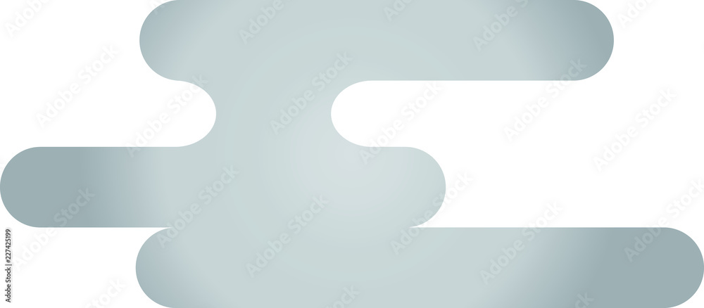 Silver Japanese style deformed cloud set Silver Japanese style deformed cloud set