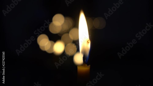 candle light in church
