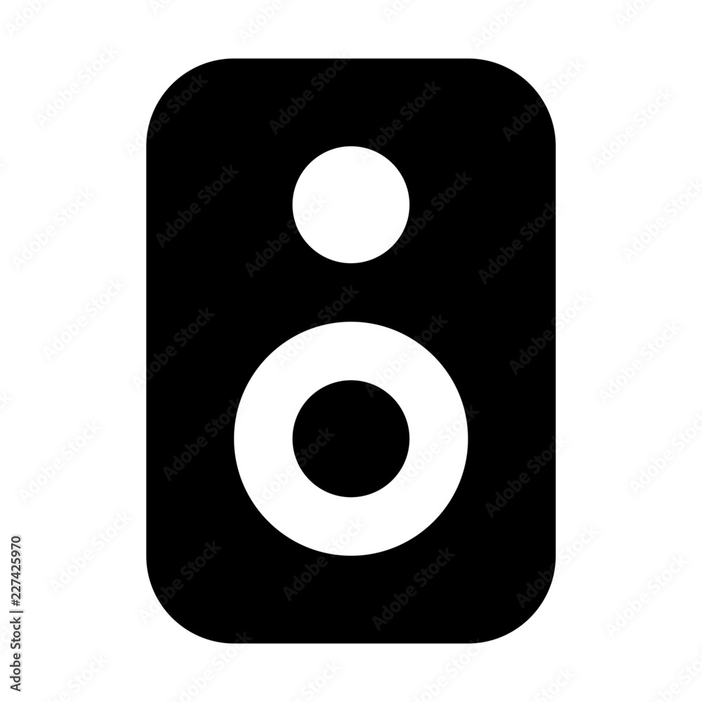 Speaker Media Multimedia Electronics Hardware vector icon Speaker Media Multimedia Electronics Hardware vector icon