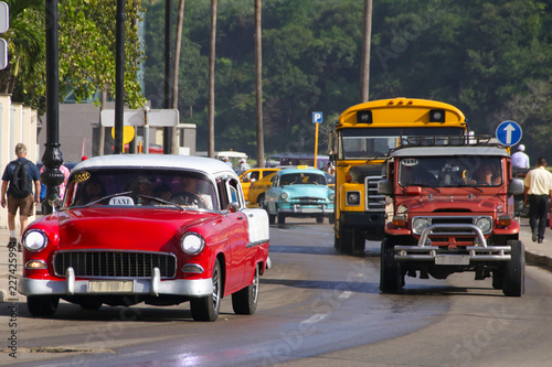 Havanna, Straßenleben, Autos, Oldtimer 