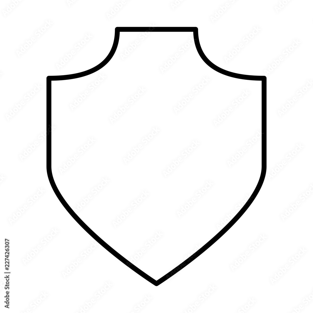Shield Security Safety Protection Secure vector icon
