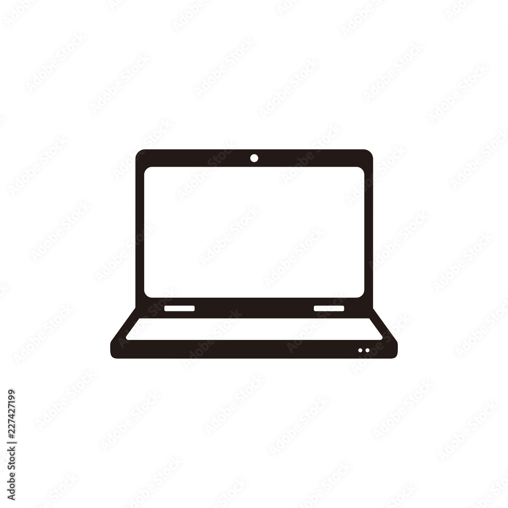 Laptop icon vector Laptop icon vector
