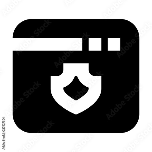 Software Shield Security Protect Protection Secure vector icon