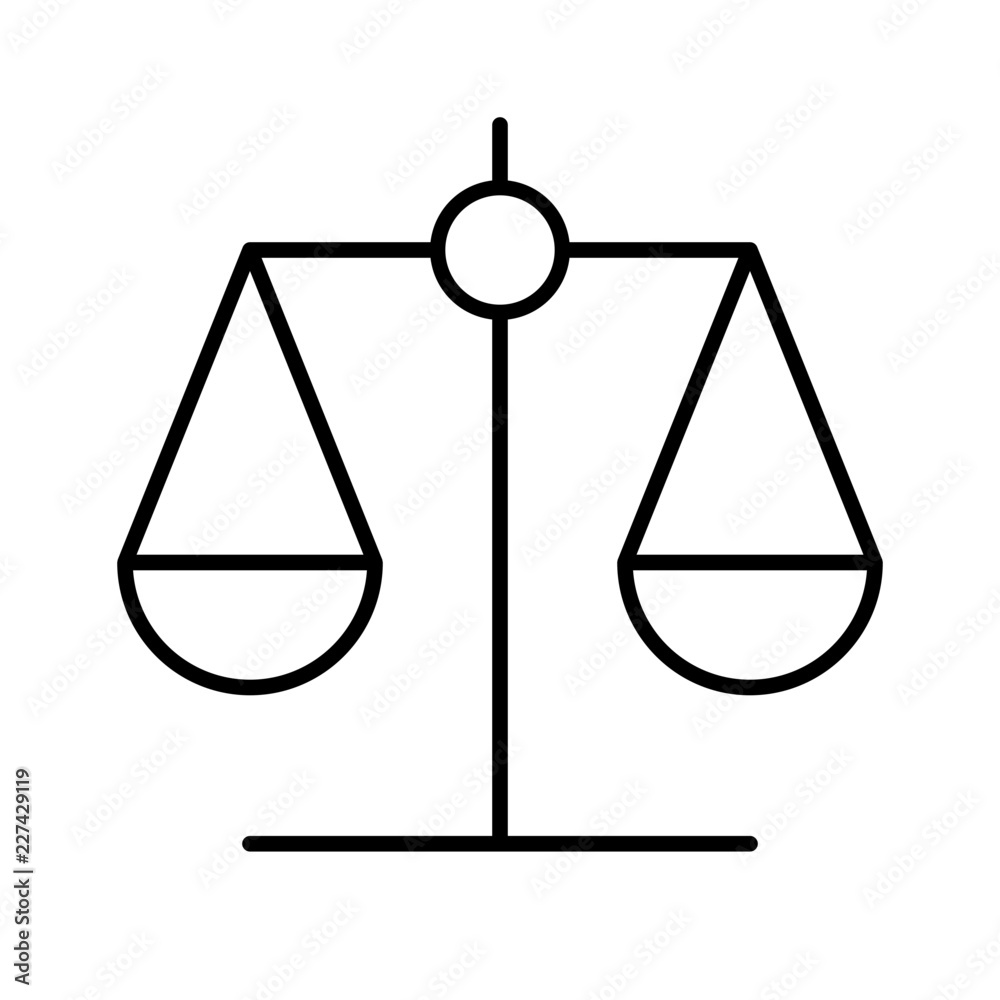 Scale Bilance Sheet Passiva Activa Law vector icon Scale Bilance Sheet Passiva Activa Law vector icon