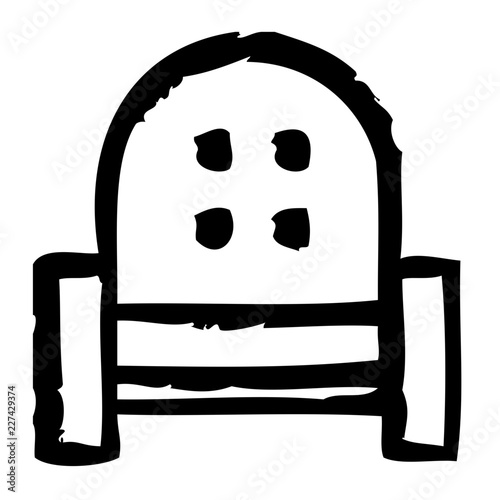 Seat Furniture Interior Architecture Indoor vector icon