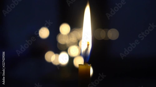candle light in church