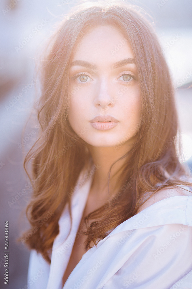 Young fashion girl in the sun Young fashion girl in the sun