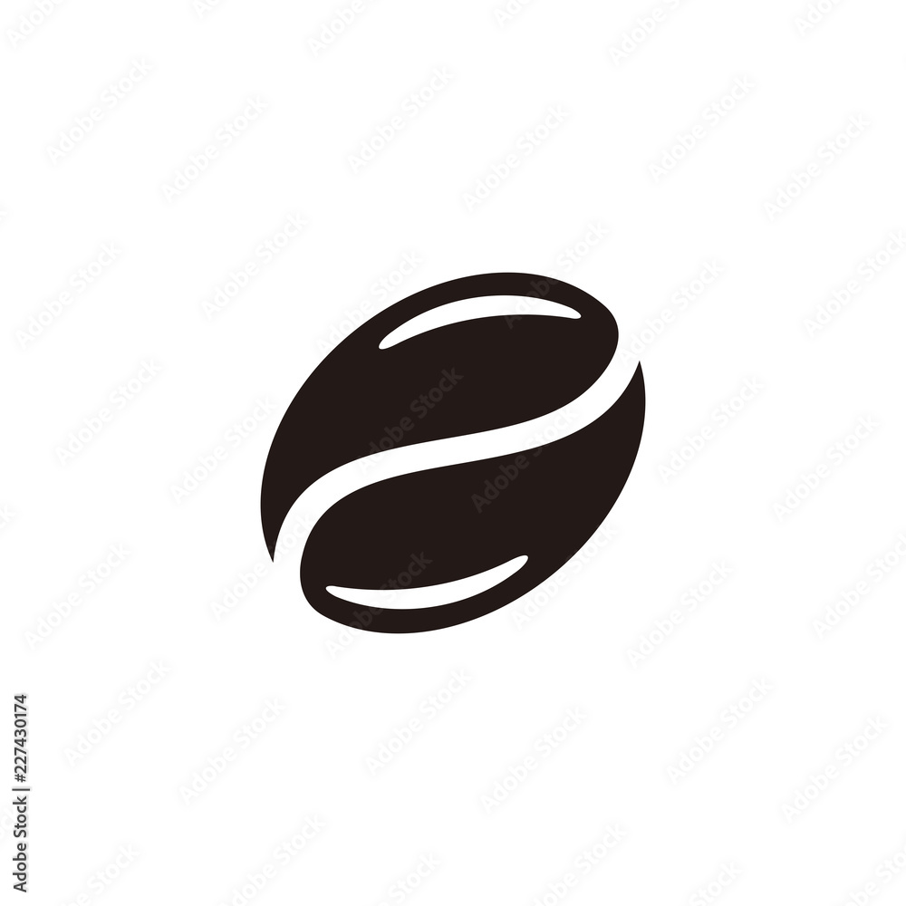 Coffee, coffee bean icon symbol