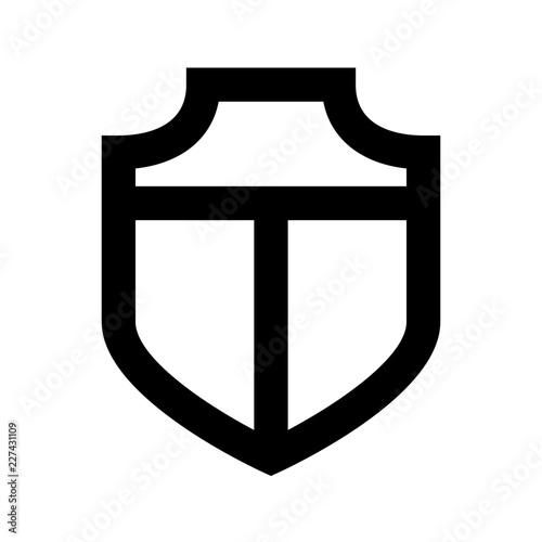Shield Protection Security Secure Antivirus vector icon